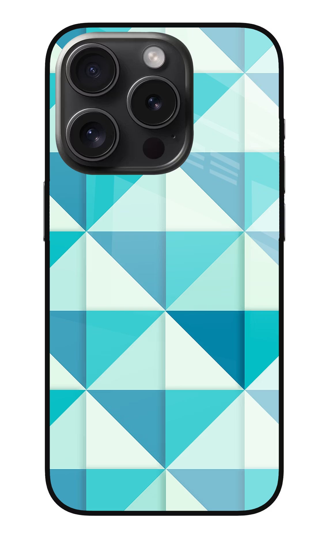 Abstract iPhone 15 Pro Max Glass Case Back Cover by Casekaro