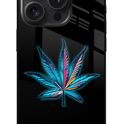 Weed iPhone 15 Pro Max Glass Case