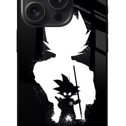 Goku Shadow iPhone 15 Pro Max Glass Case