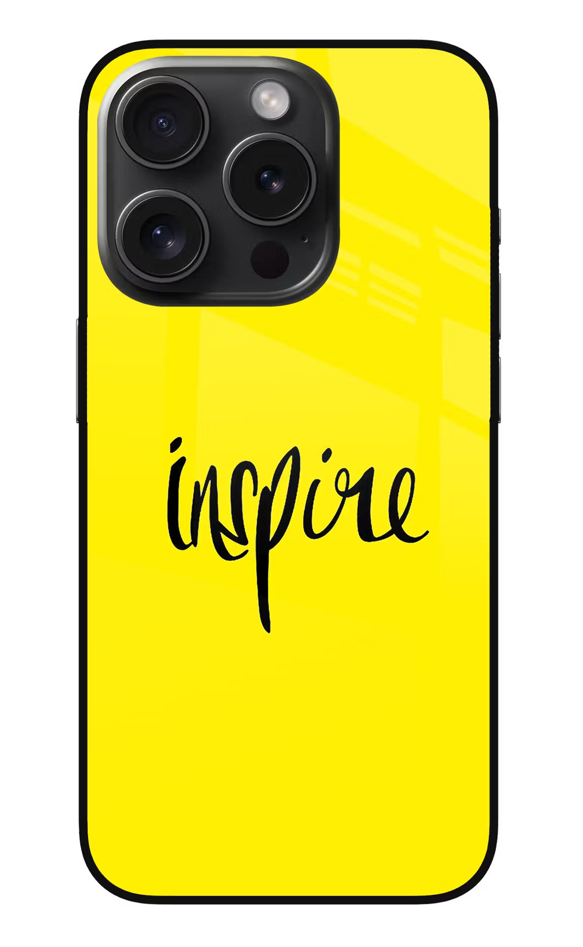 Inspire iPhone 15 Pro Max Glass Case Back Cover by Casekaro