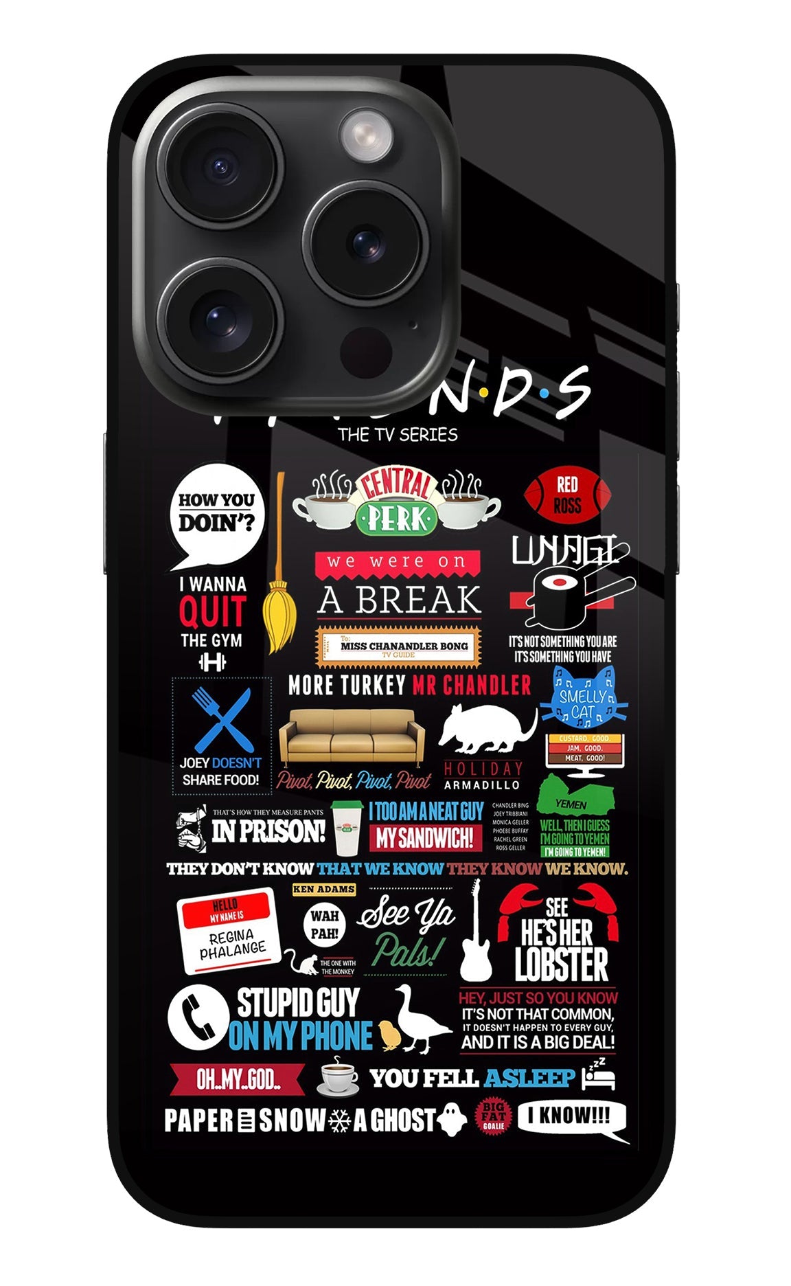 FRIENDS iPhone 15 Pro Max Back Cover