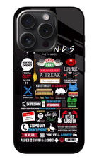 FRIENDS iPhone 15 Pro Max Glass Case