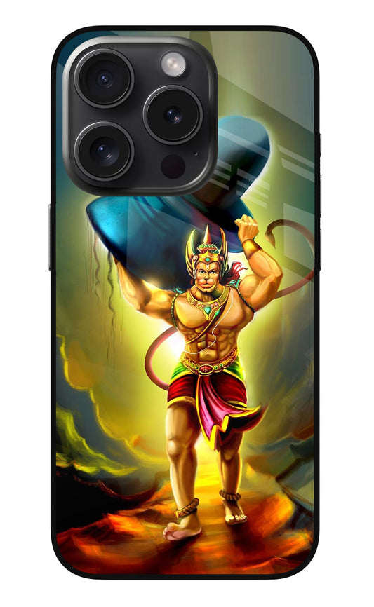 Lord Hanuman iPhone 15 Pro Max Glass Case