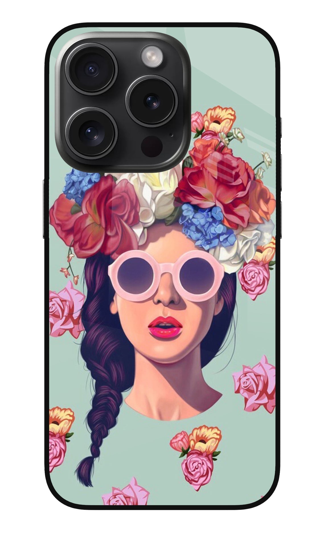 Pretty Girl iPhone 15 Pro Max Glass Case