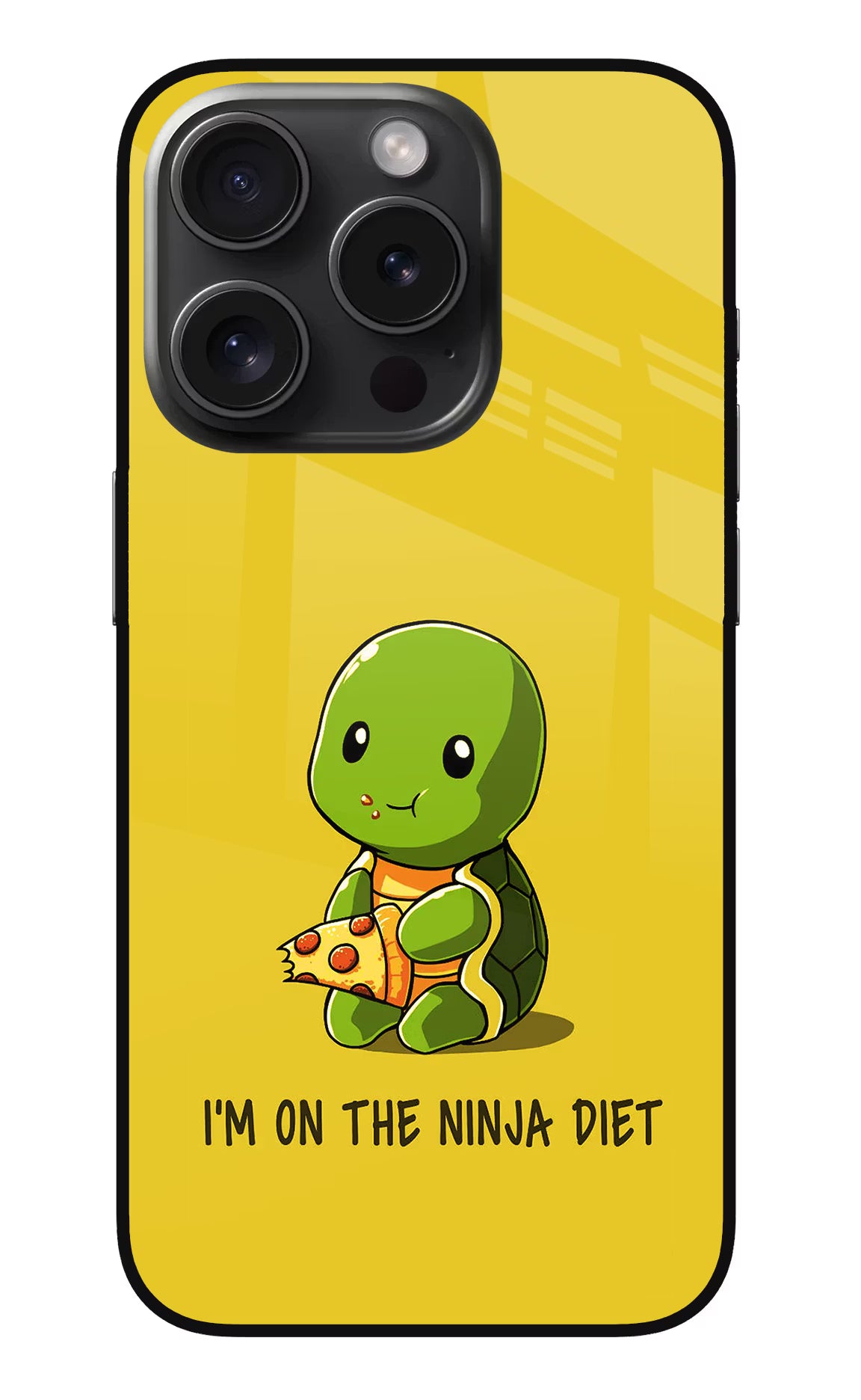 I'm on Ninja Diet iPhone 15 Pro Max Glass Case Back Cover by Casekaro