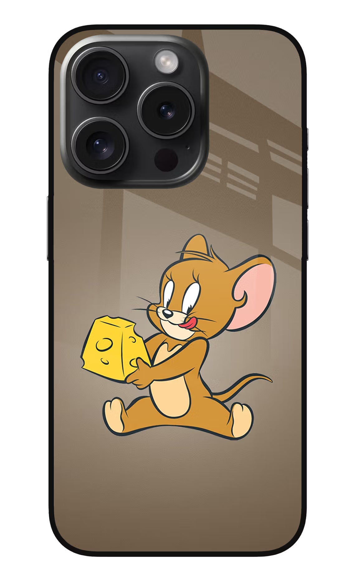 Jerry iPhone 15 Pro Max Glass Case Back Cover by Casekaro