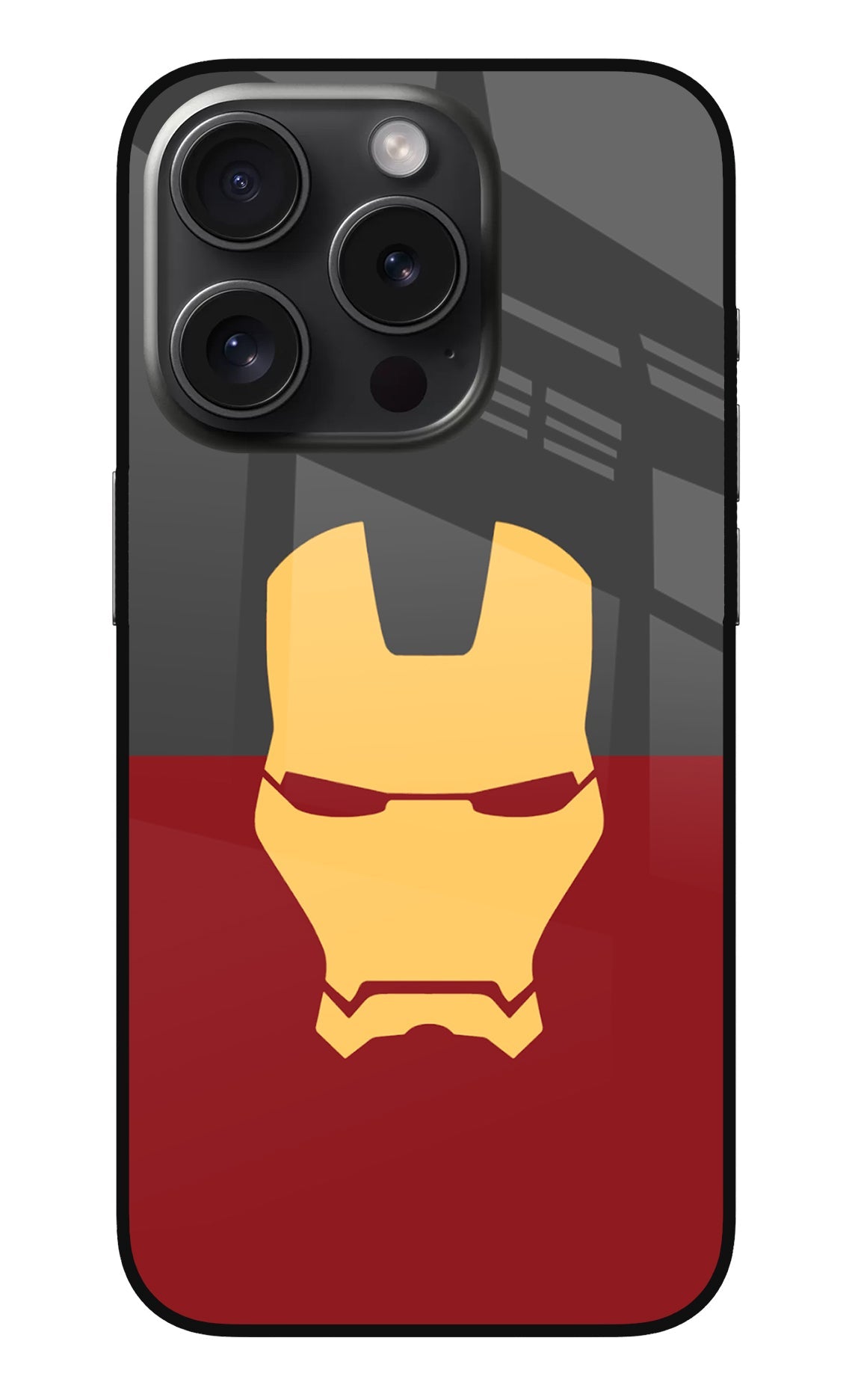 Ironman iPhone 15 Pro Max Glass Case