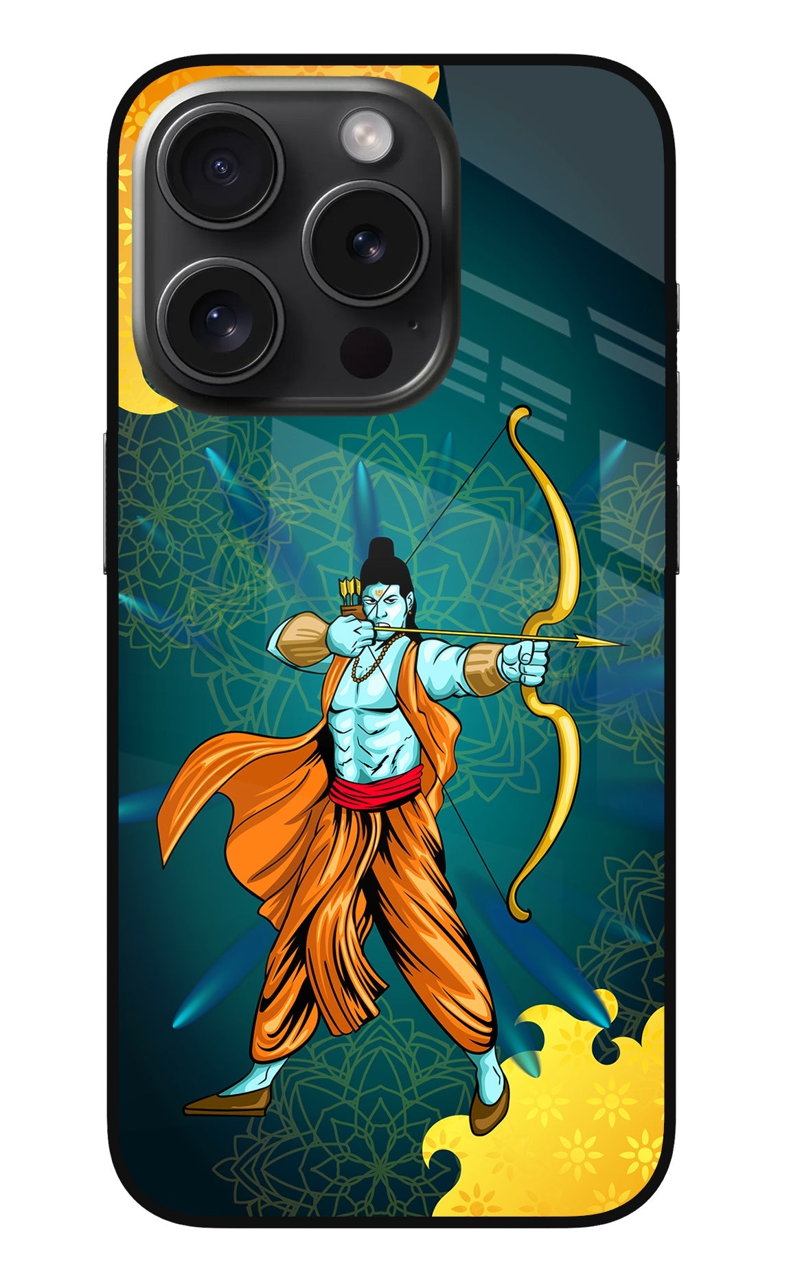 Lord Ram - 6 iPhone 15 Pro Max Glass Case
