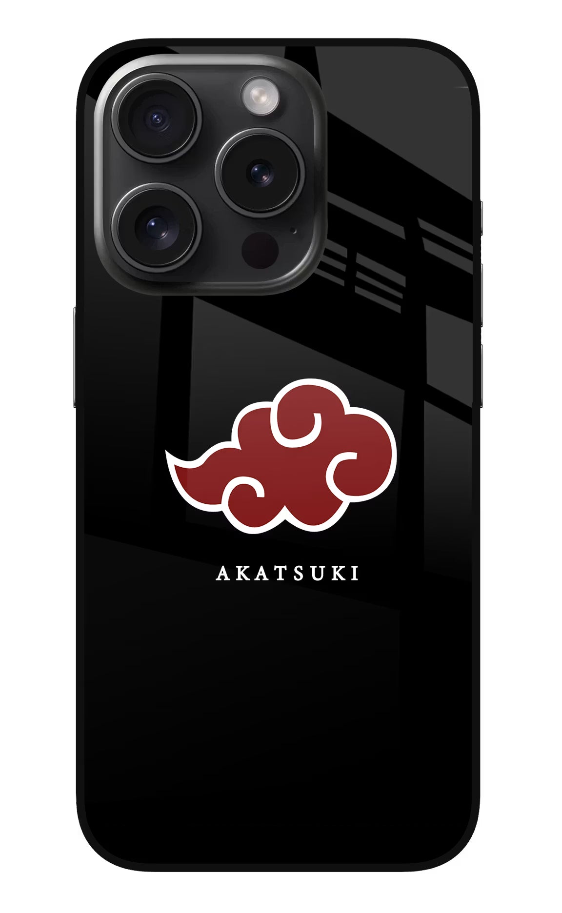 Akatsuki iPhone 15 Pro Max Glass Case Back Cover by Casekaro