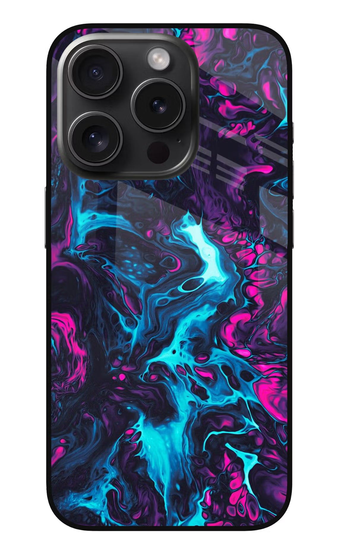 Abstract iPhone 15 Pro Max Glass Case Back Cover by Casekaro