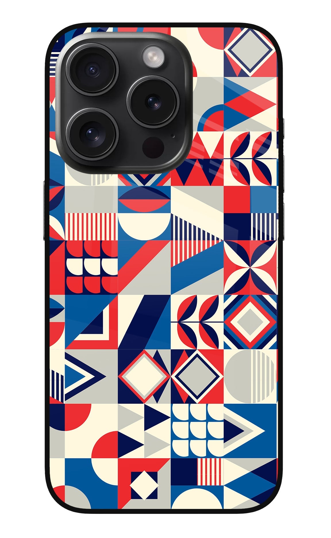 Colorful Pattern iPhone 15 Pro Max Back Cover