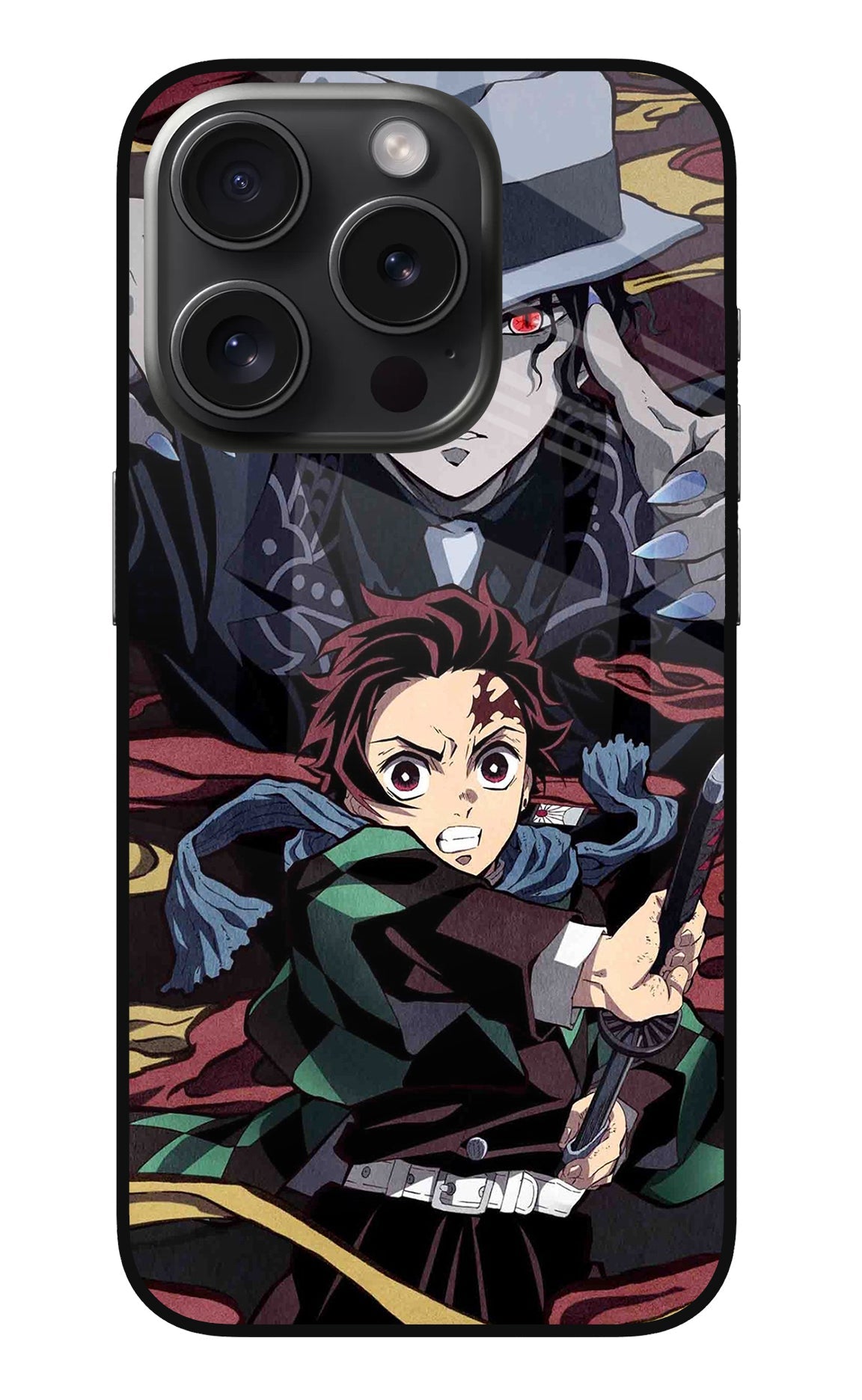 Demon Slayer iPhone 15 Pro Max Glass Case