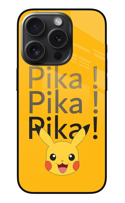 Pika Pika iPhone 15 Pro Max Glass Case