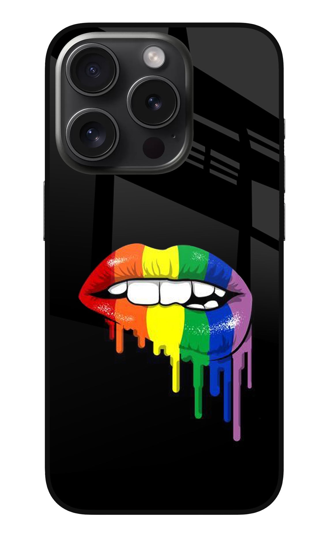 Lips Biting iPhone 15 Pro Max Back Cover