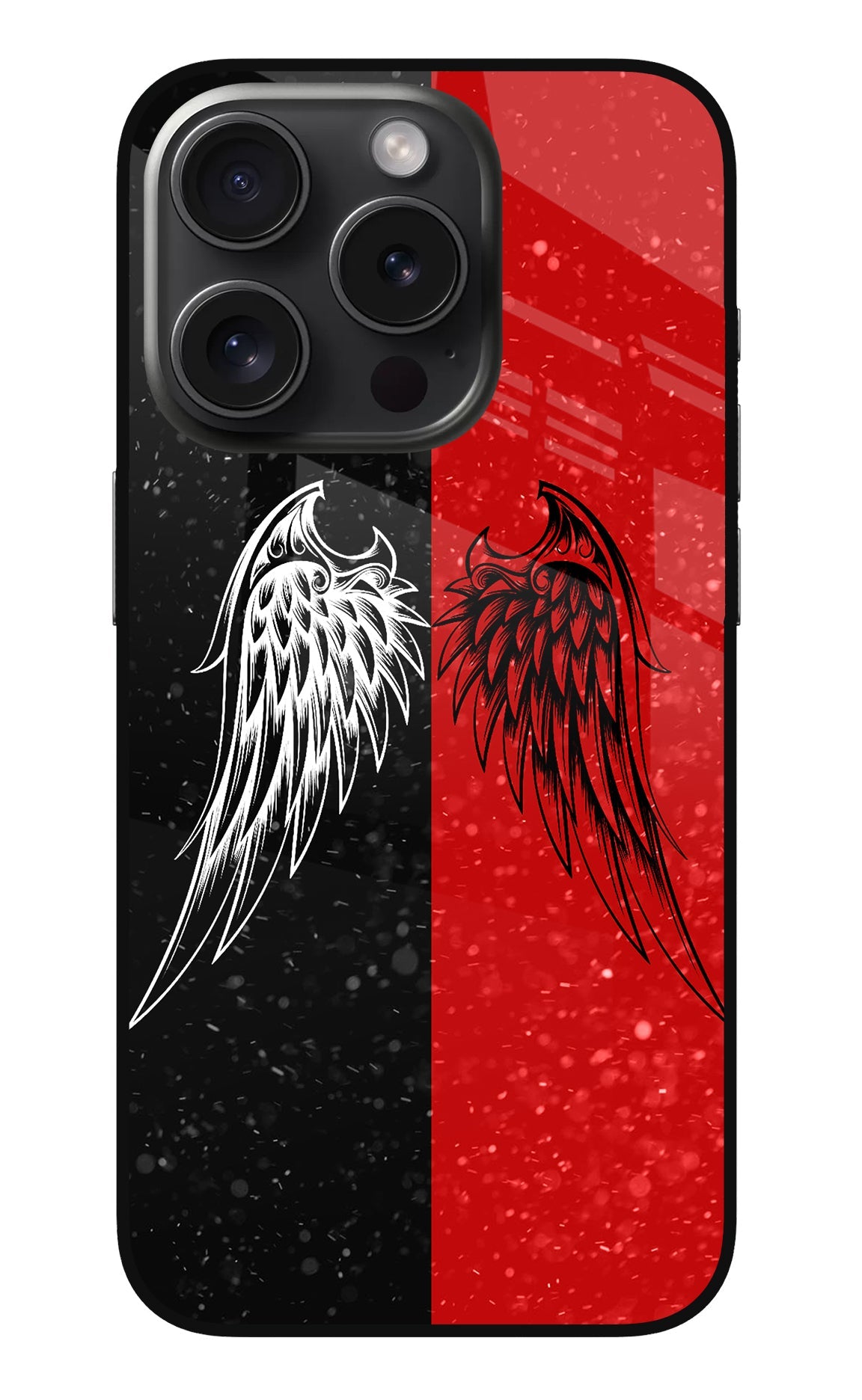 Wings iPhone 15 Pro Max Glass Case