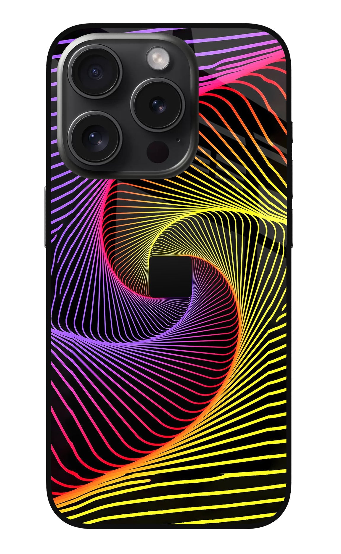 Colorful Strings iPhone 15 Pro Max Back Cover