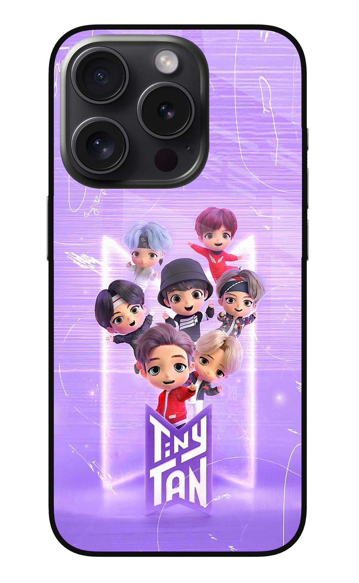 BTS Tiny Tan iPhone 15 Pro Max Back Cover