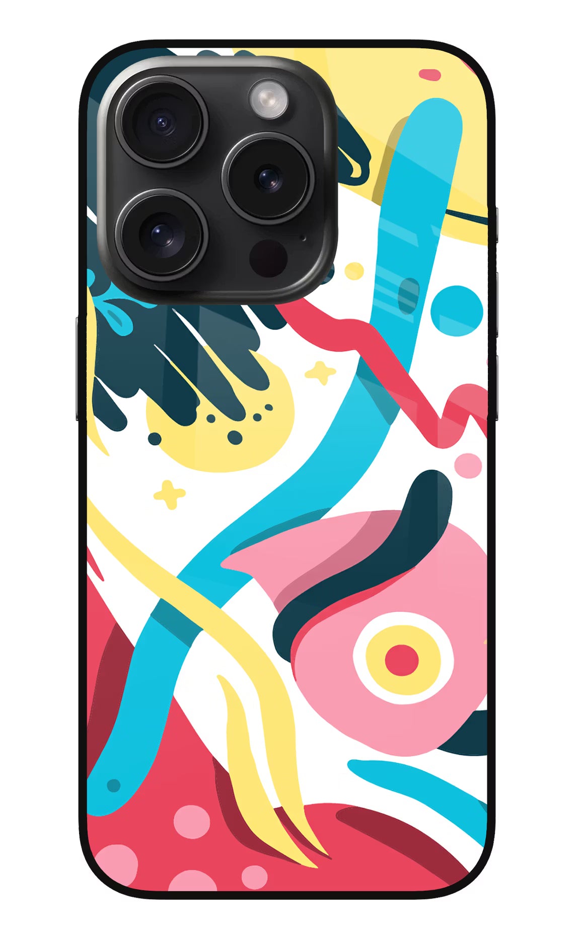 Trippy iPhone 15 Pro Max Glass Case