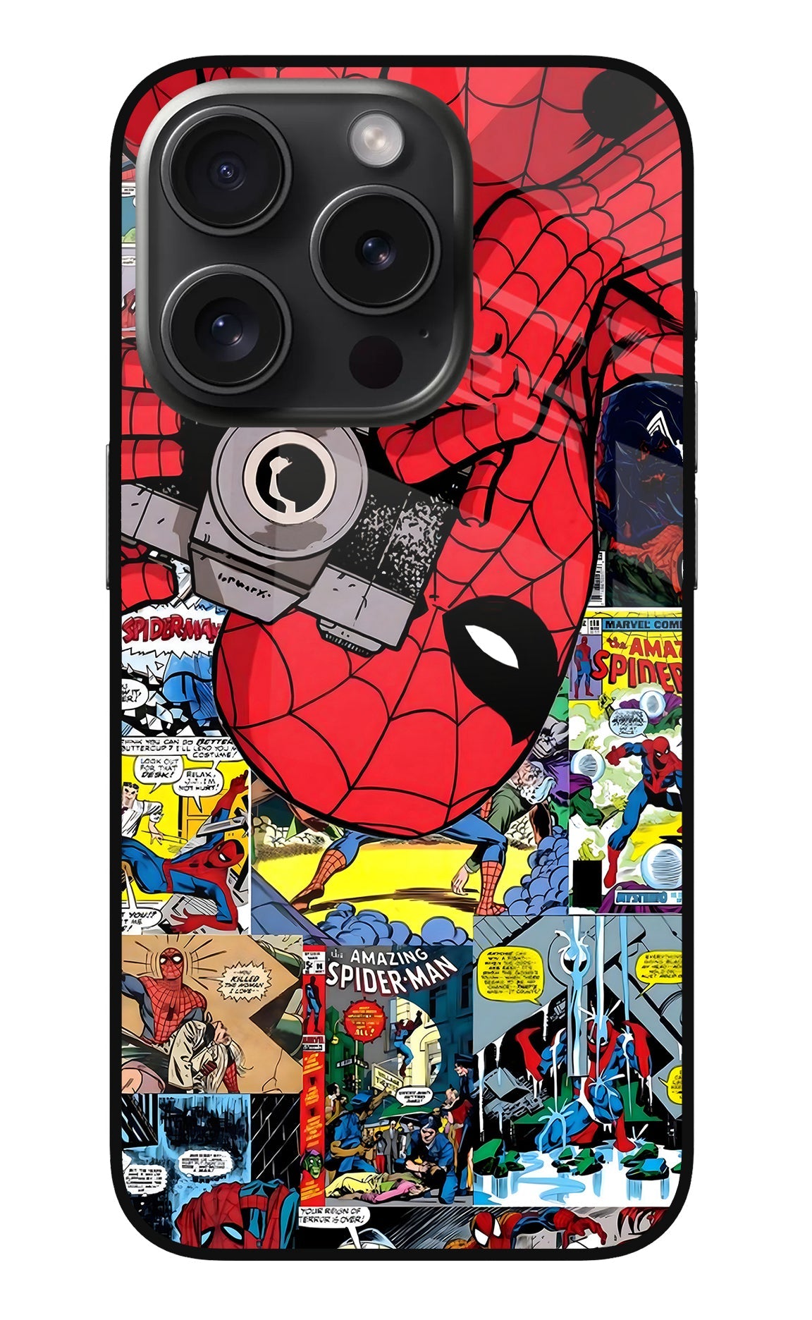 Spider Man iPhone 15 Pro Max Back Cover