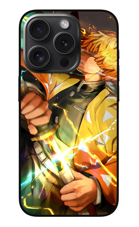 Demon Slayer iPhone 15 Pro Max Glass Case