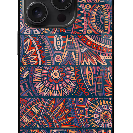 African Culture Design iPhone 15 Pro Max Glass Case