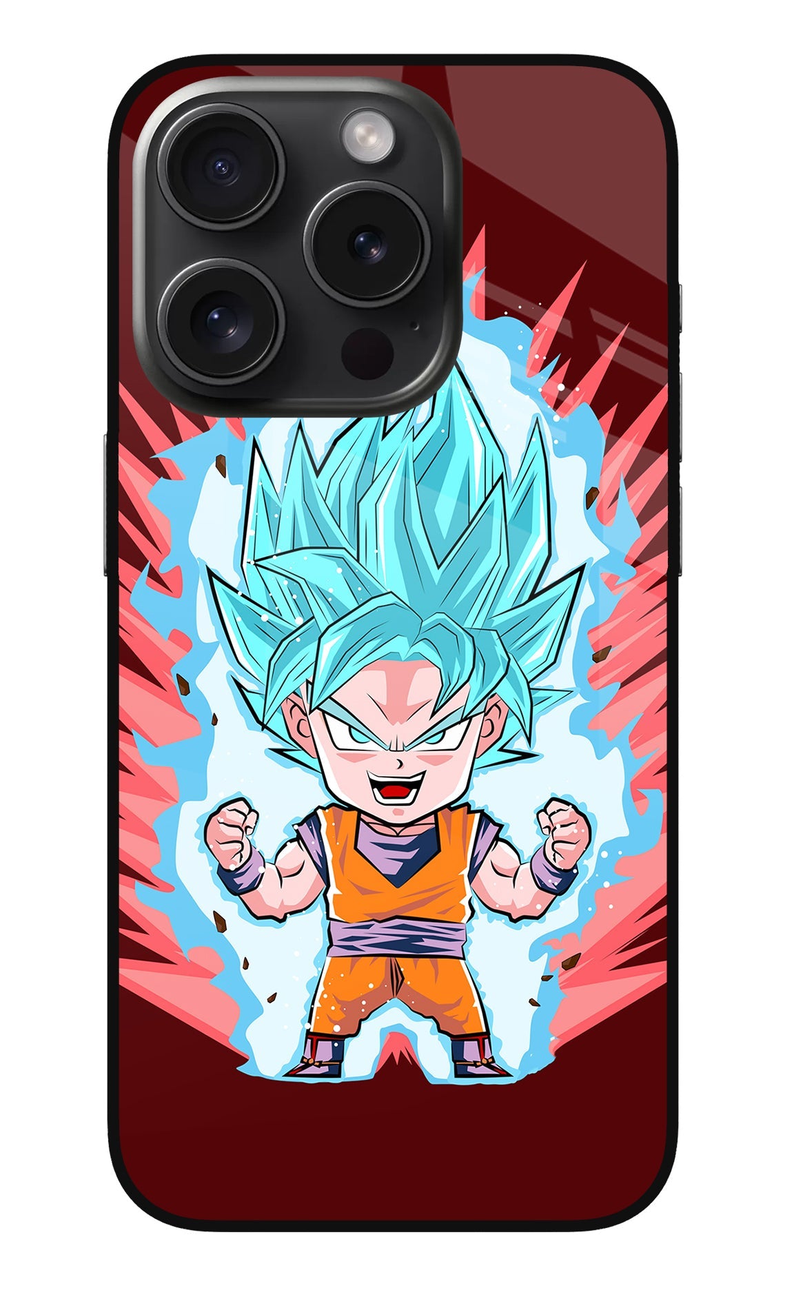 Goku Little iPhone 15 Pro Max Back Cover