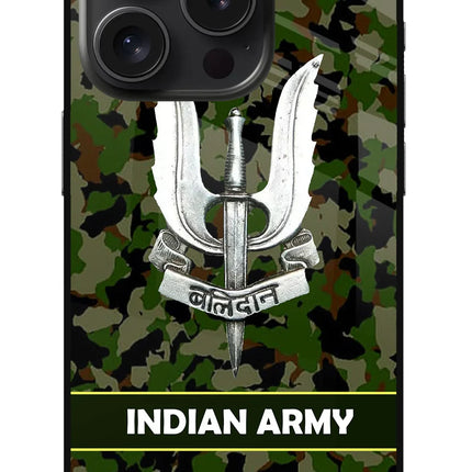 Balidan Indian Logo iPhone 15 Pro Max Glass Case