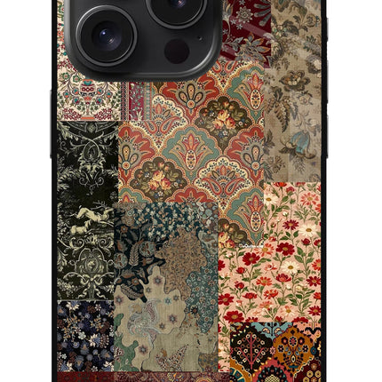 Desi Print iPhone 15 Pro Max Glass Case