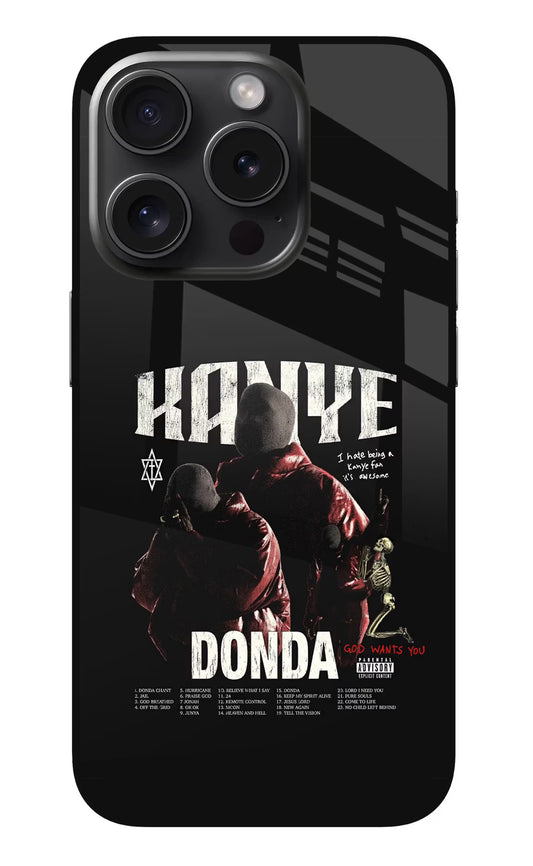 Donda Kanye West iPhone 15 Pro Max Glass Case