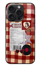 Queen of Disaster iPhone 15 Pro Max Glass Case