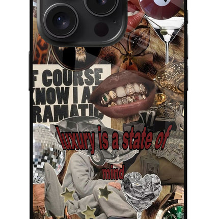 Luxury iPhone 15 Pro Max Glass Case
