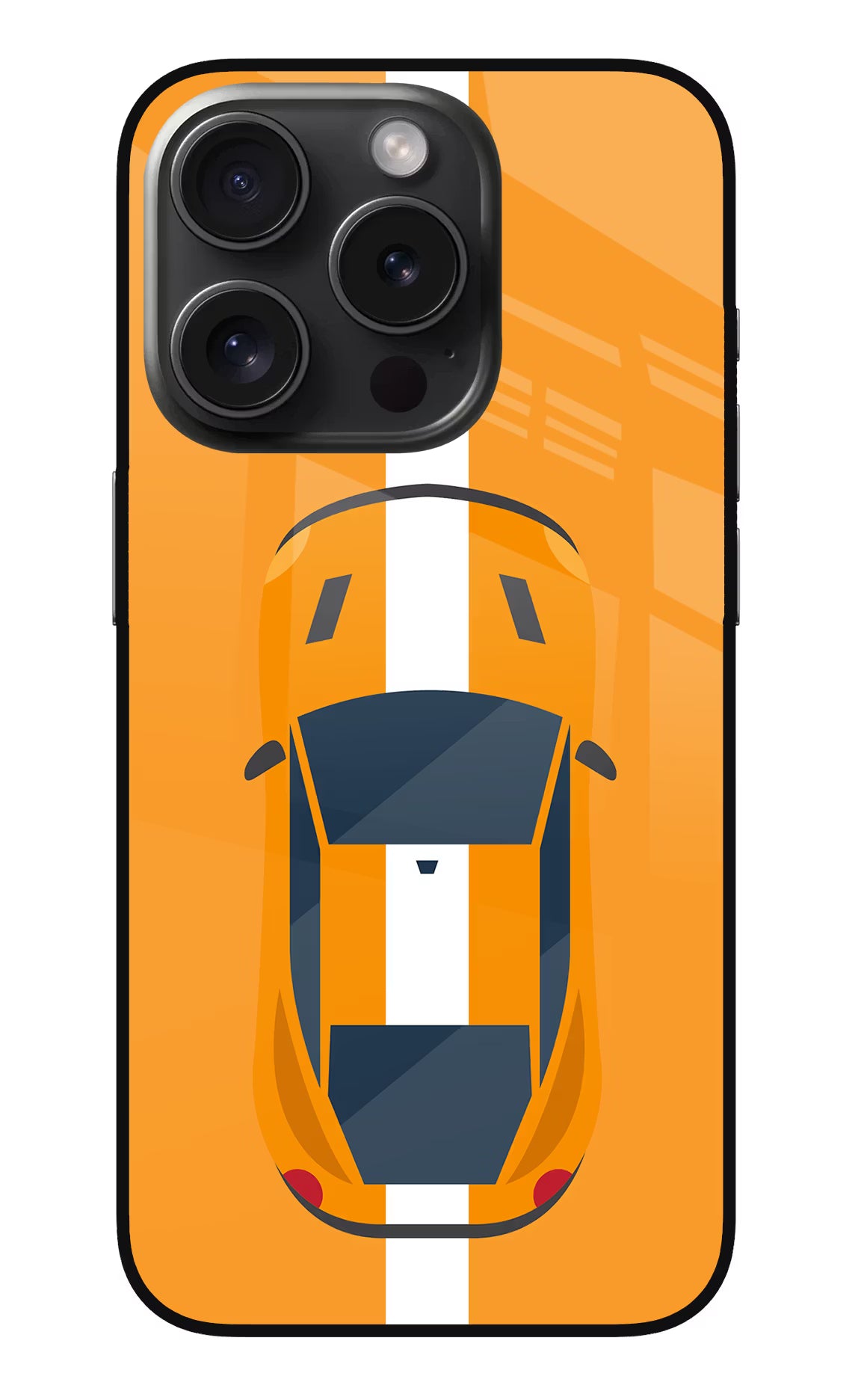 Highway Pursuit iPhone 15 Pro Max Glass Case Back Cover by Casekaro