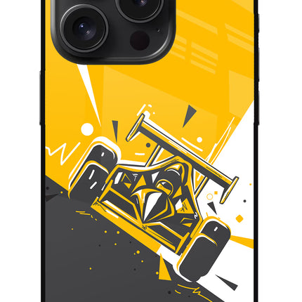 Track King iPhone 15 Pro Max Glass Case