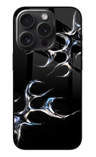 Chrome Tribal iPhone 15 Pro Max Glass Case