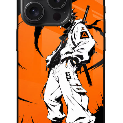Street Samurai  iPhone 15 Pro Max Glass Case