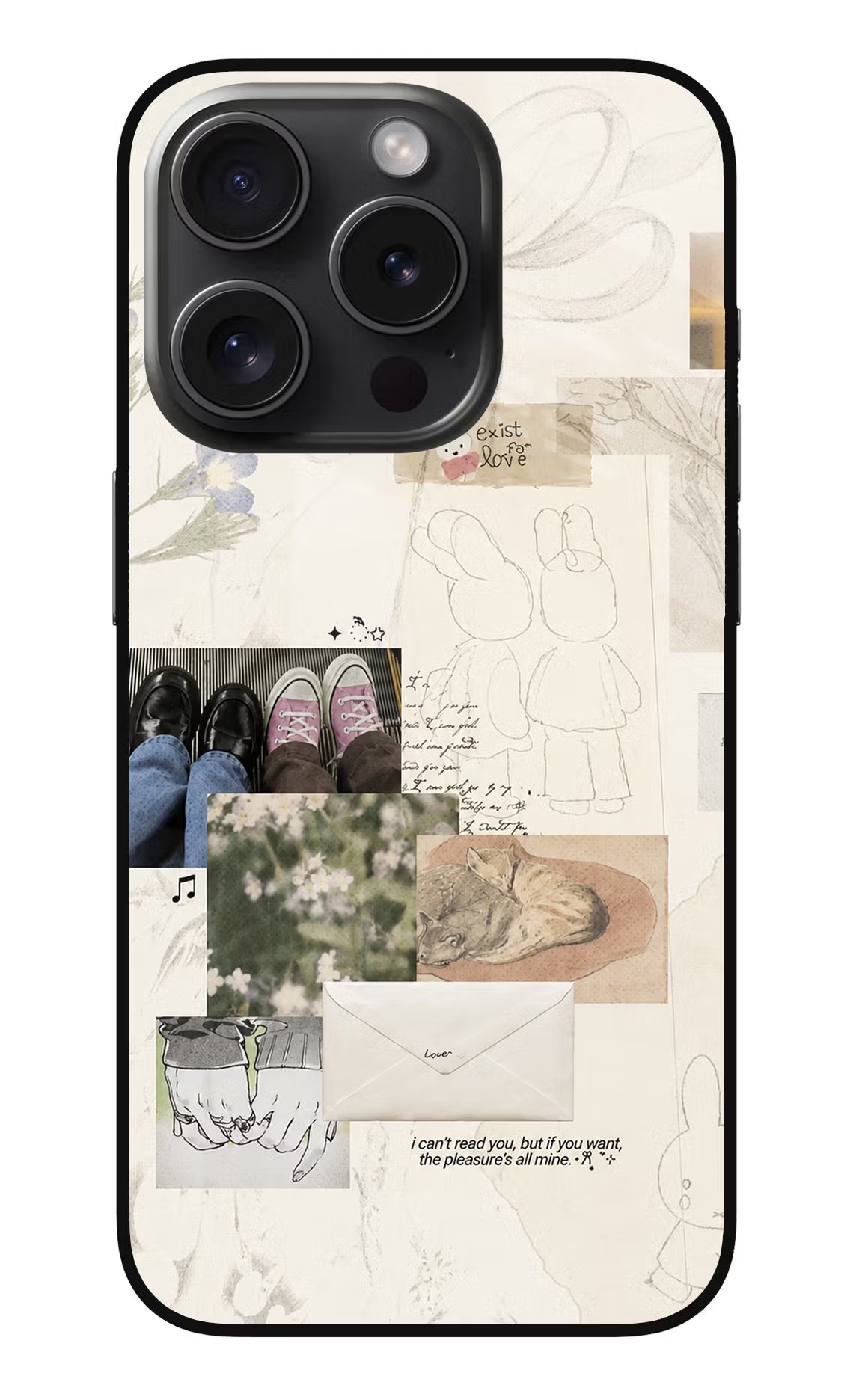 Soft Aesthetic iPhone 15 Pro Max Glass Case