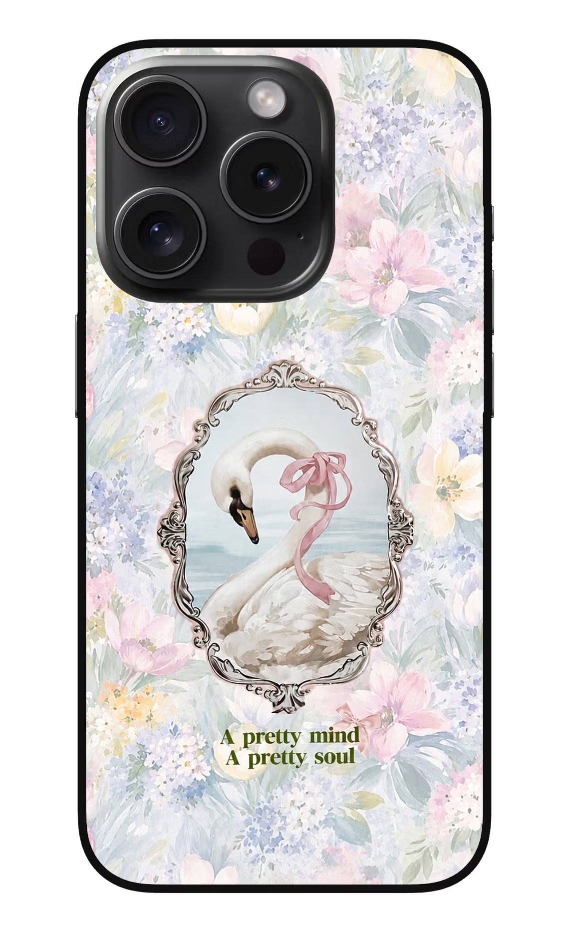 Pretty Mind Pretty Soul iPhone 15 Pro Max Glass Case