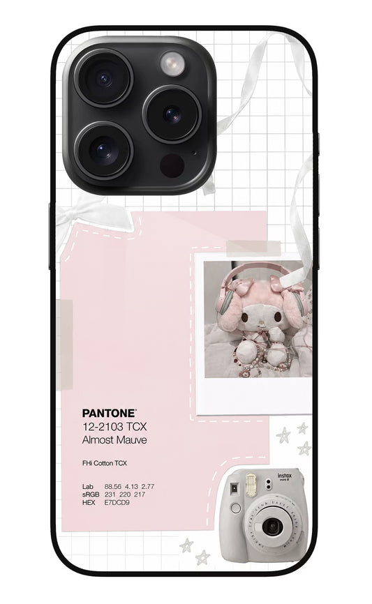 Pantone Asthetic iPhone 15 Pro Max Glass Case