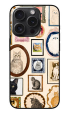 Mirror Cats iPhone 15 Pro Max Glass Case