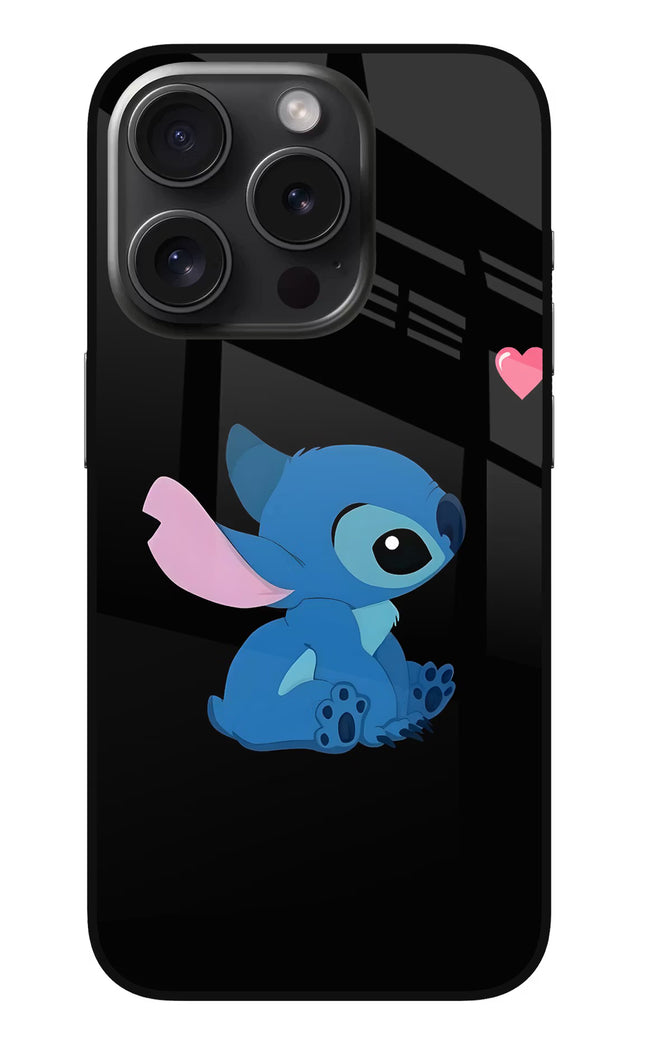 Stitch Crush iPhone 15 Pro Max Glass Case