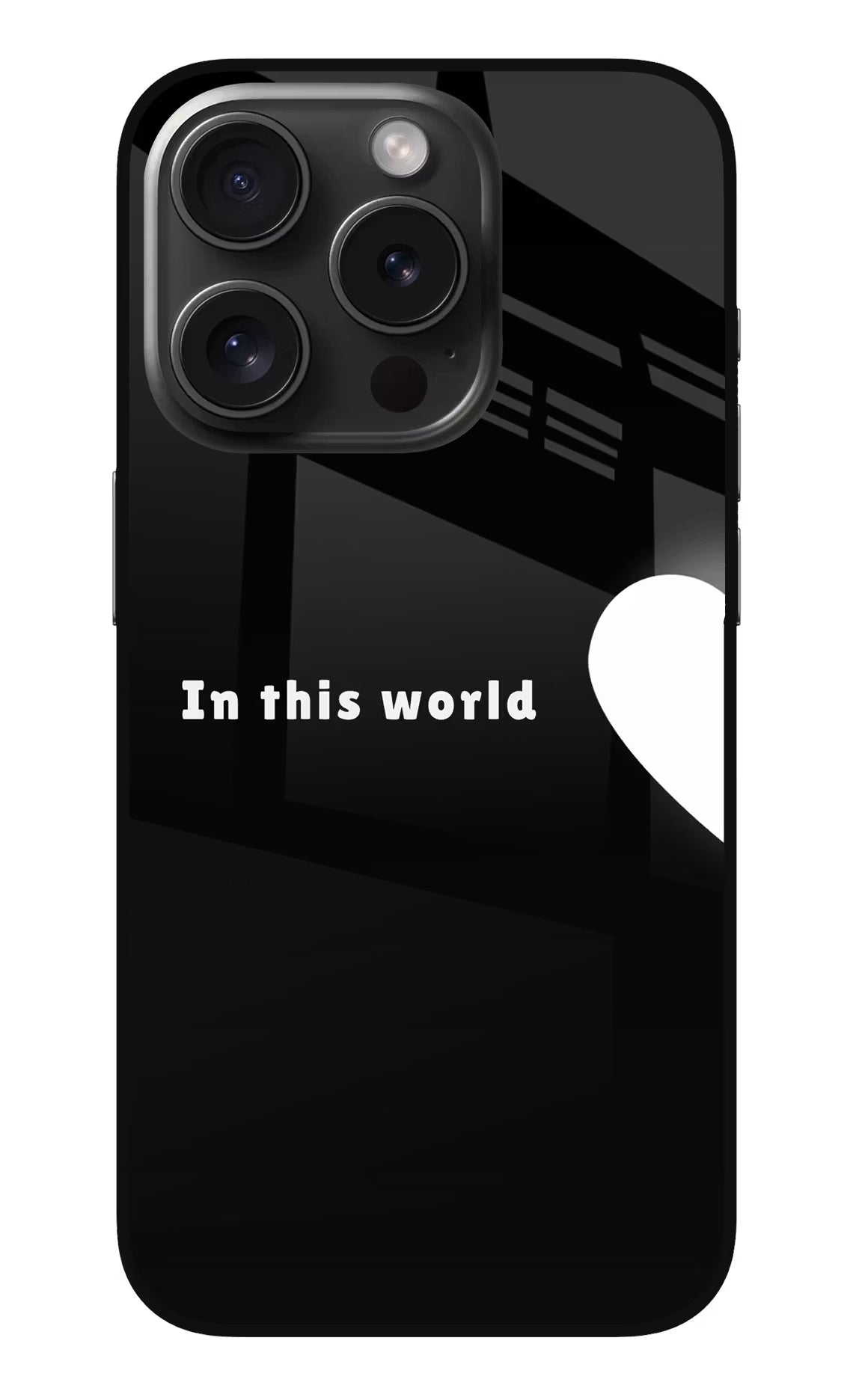 This World iPhone 15 Pro Max Glass Case