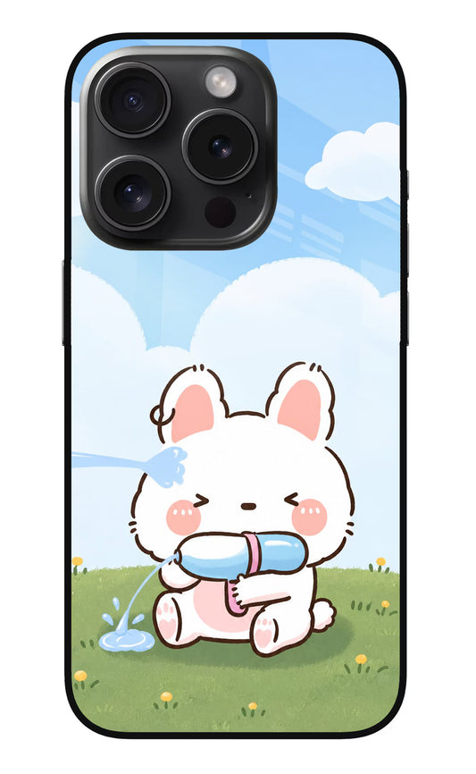 Bunny Treat iPhone 15 Pro Max Glass Case
