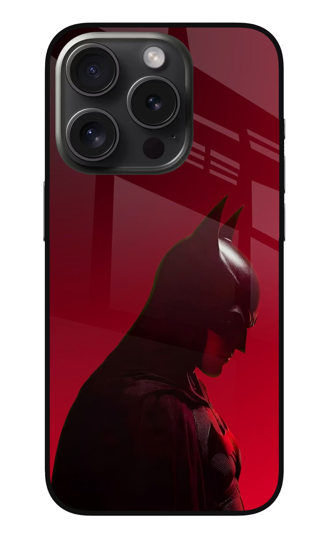 Dark Knight iPhone 15 Pro Max Glass Case