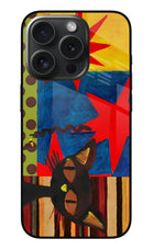 Pop Cat iPhone 15 Pro Max Glass Case