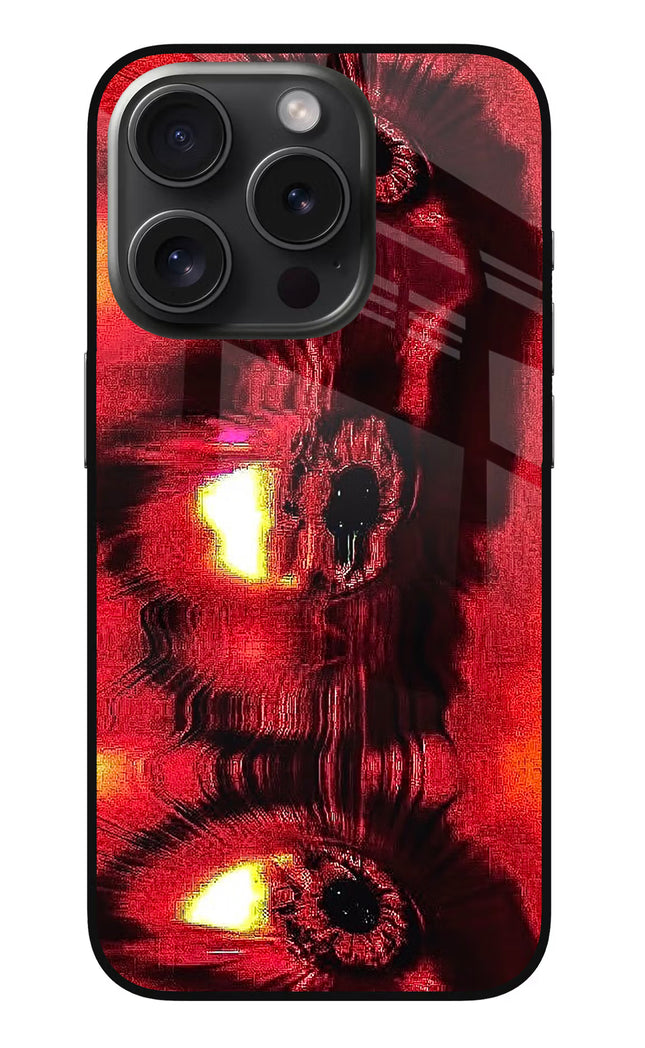 Fire Eye iPhone 15 Pro Max Glass Case