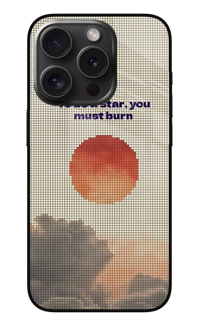 Pixel Sun iPhone 15 Pro Max Glass Case