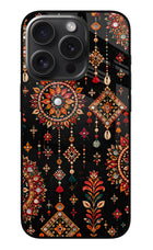 Boho Noir iPhone 15 Pro Max Glass Case