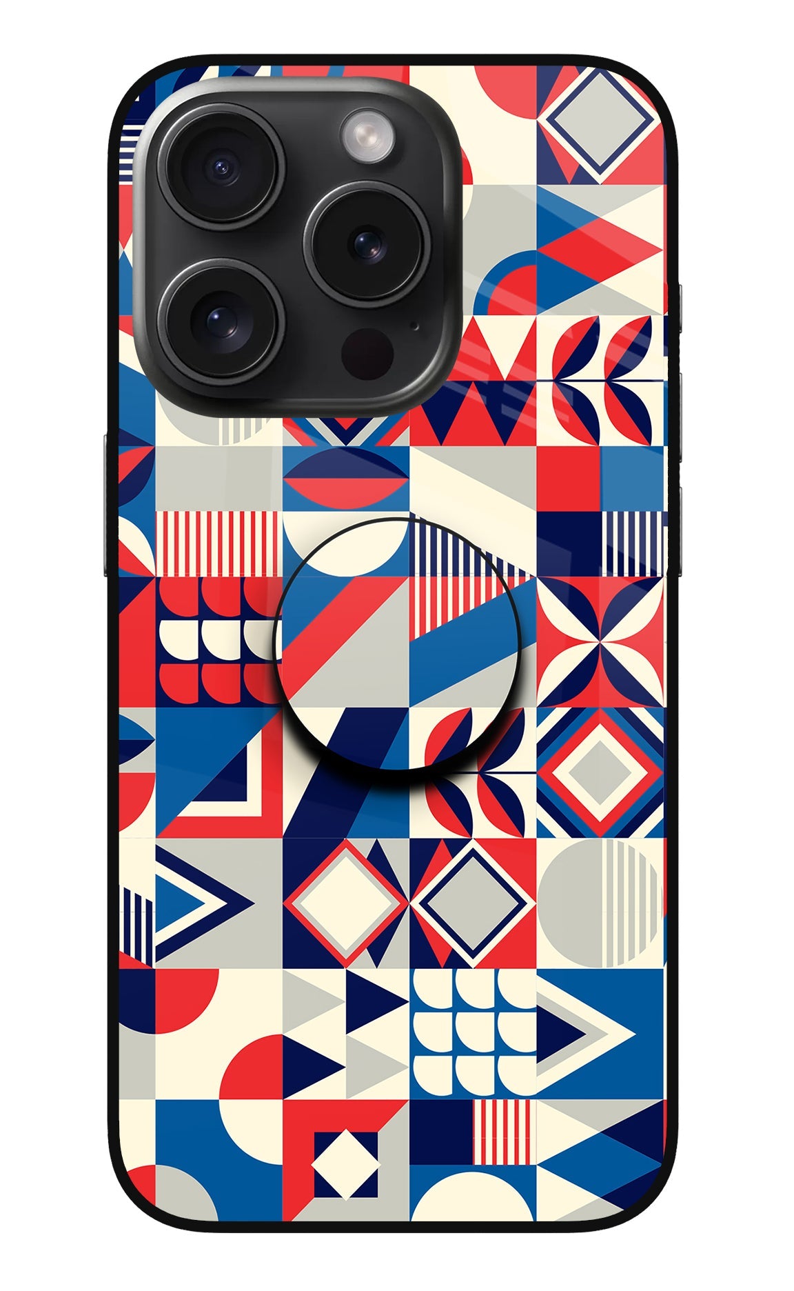 Colorful Pattern iPhone 15 Pro Max Pop Case