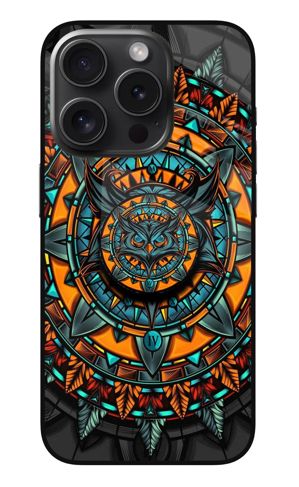 Angry Owl iPhone 15 Pro Max Pop Case by Casekaro