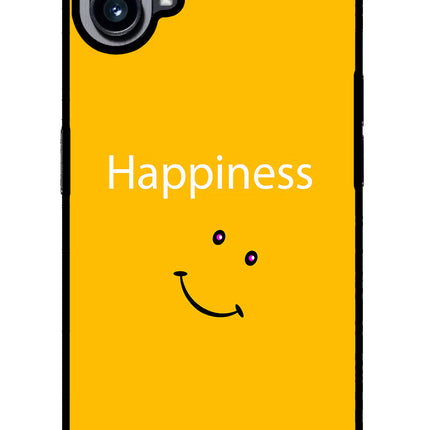 Happiness With Smiley Nothing Phone 1 Glass Case